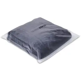 Serendipio Glacial Sherpa Fleece Blanket Dark Grey Bag
